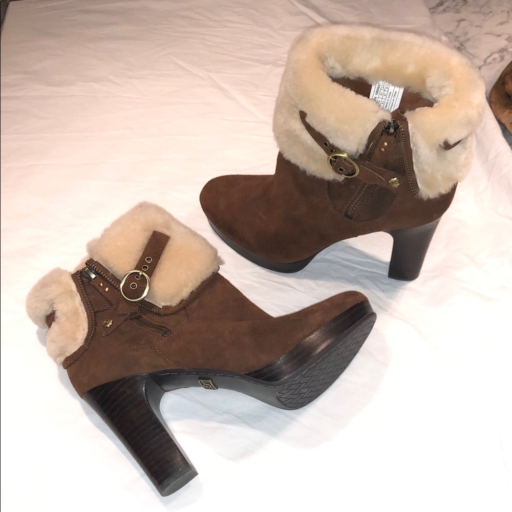 Ugg warm suede booties!